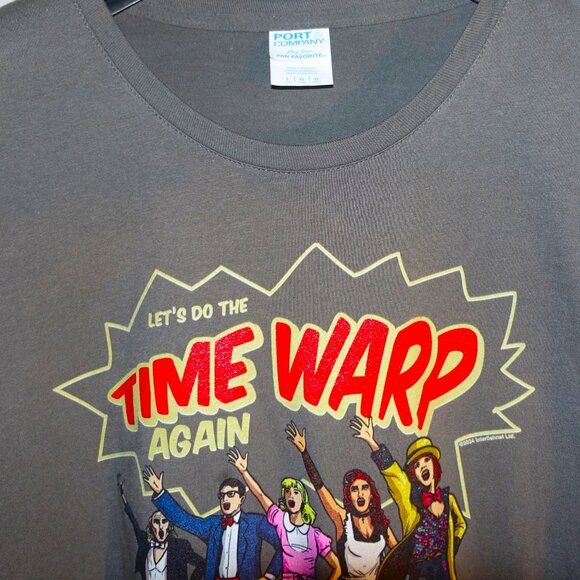 Grey Rocky Horror Time Warp Unisex T-Shirt L - Picture 4 of 5